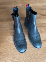 Tommy Hilfiger Chelsea Boots Lederboots Stiefel Größe 38 schwarz Frankfurt am Main - Eschersheim Vorschau