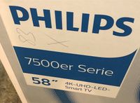 Verkaufe ein Philips Smart tv 58 Zoll oder Tausch ab iPhone 12 Niedersachsen - Helmstedt Vorschau