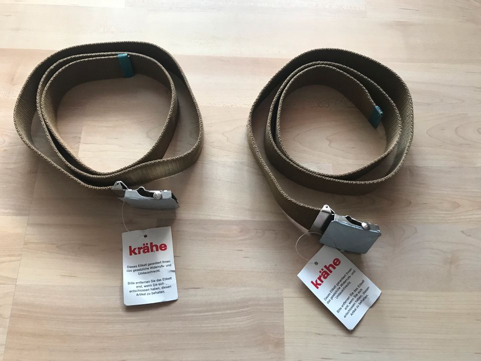 2 x Herren Gürtel Stoffgürtel Beige 120cm NEU in Paderborn