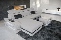 Stoff Sofa Bologna Designer Ecksofa L Form modern Polster LED USB Berlin - Treptow Vorschau