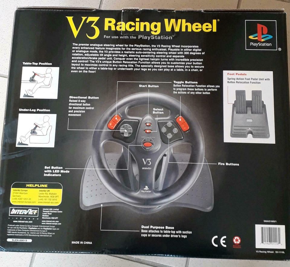 Playstation V3 Racing Wheel in Harxheim