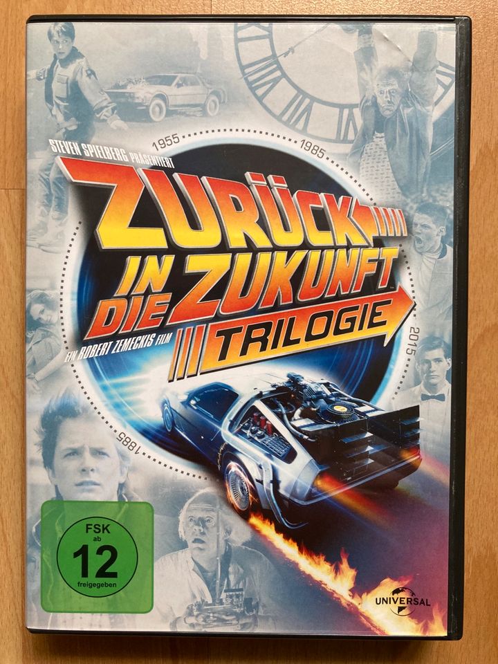 Zurück in die Zukunft Trilogie, DVD 3 Filme + Bonusmaterial in Bad Homburg