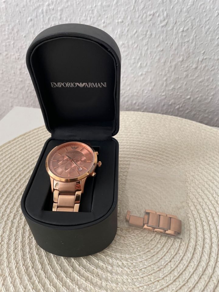 EMPORIO ARMANI Armbanduhr AR2452 rosegold in Baden-Württemberg - Nußloch |  eBay Kleinanzeigen ist jetzt Kleinanzeigen