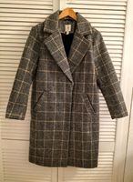 WIE NEU!! H&M Mantel Blazer lang klassisch Karo Oversize S/M Berlin - Steglitz Vorschau