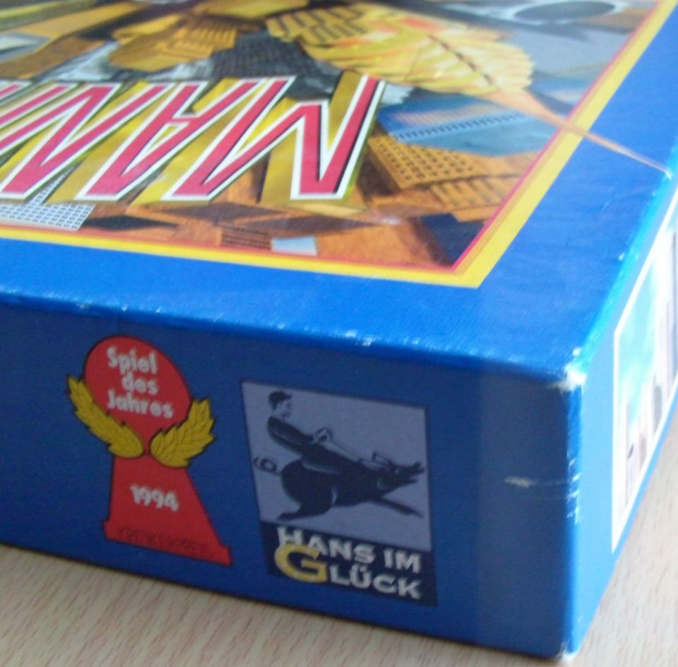 Brettspiel Manhattan Spiel des Jahres1994 Gesellschaftsspiel in Lüdenscheid