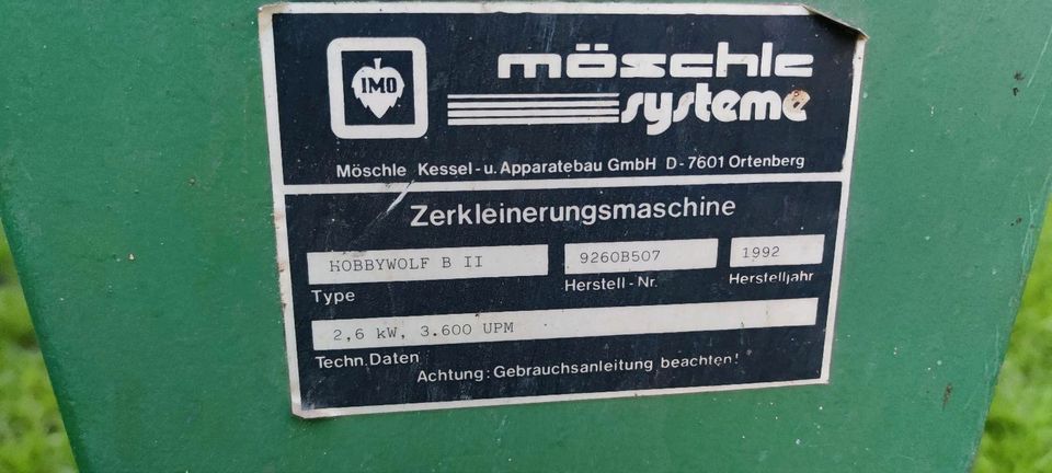 Schredder Walzenhäcksler  Zerkleinerungsmaschine Honda in Lingenfeld