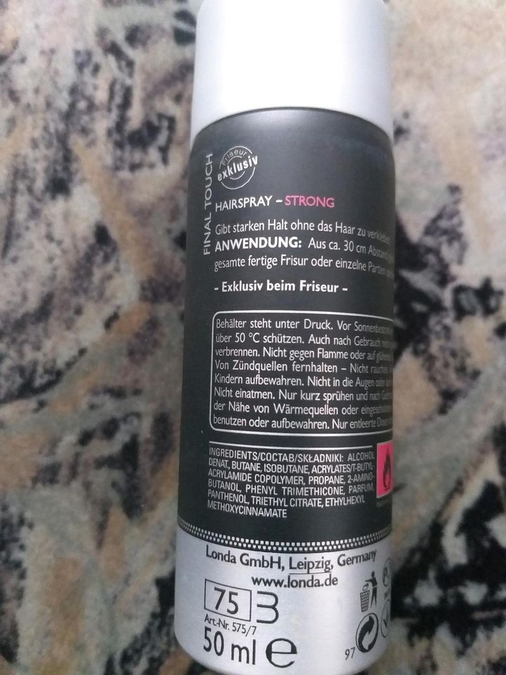 Londa Style Haarspray 50ml zu verschenken in Königsbrück