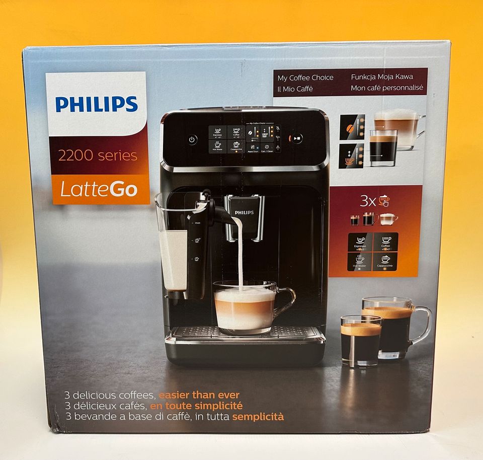 Philips Series 2200 LatteGo EP2231/40 Kaffeevollautomat - Schwarz in Bayern  - Ruderting | Kaffeemaschine & Espressomaschine gebraucht kaufen | eBay  Kleinanzeigen ist jetzt Kleinanzeigen