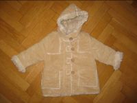 Kuschelige Jacke m Kapuze, Reißverschl./Windschutzleiste,  Gr 104 Stuttgart - Stuttgart-Süd Vorschau