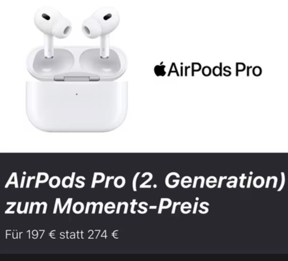 (Neu) AirPods Pro 2 USB C (Bestellung über Telekom) in Köln