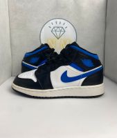 ✅Nike Jordan 1 Mid GS Racer Blue (Blau/Weiß/Schwarz) 37,5 5Y Sachsen - Treuen Vorschau