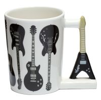 Headstock Rock Gitarre geformter Henkel Tasse Schleswig-Holstein - Breitenburg Vorschau