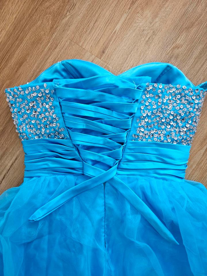 Abendkleid, Kleid, Paillettenkleid, blaues Kleid, langes Kleid in Reutlingen