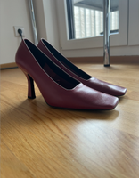 Mango Schuhe aus rotem Leder, hoher Absatz Aubing-Lochhausen-Langwied - Aubing Vorschau
