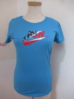 NIKE Shirt T-Shirt Gr. 36 Run running Dri-Fit türkis Flagge USA Niedersachsen - Varel Vorschau