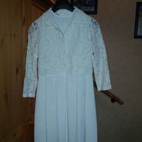 Kommunionkleid, Gr. 140, mit Bolero, Tasche + Haarschmuck Nordrhein-Westfalen - Kleve Vorschau