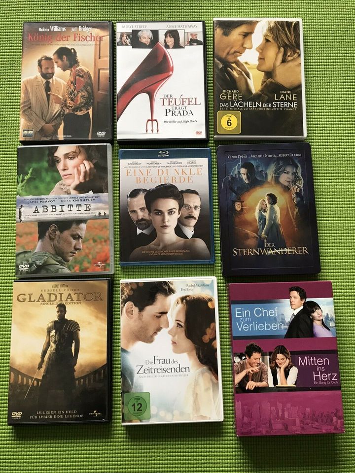 DVDs, Gladiator, Abbitte, Frau des Zeitreisenden und mehr in Faßberg