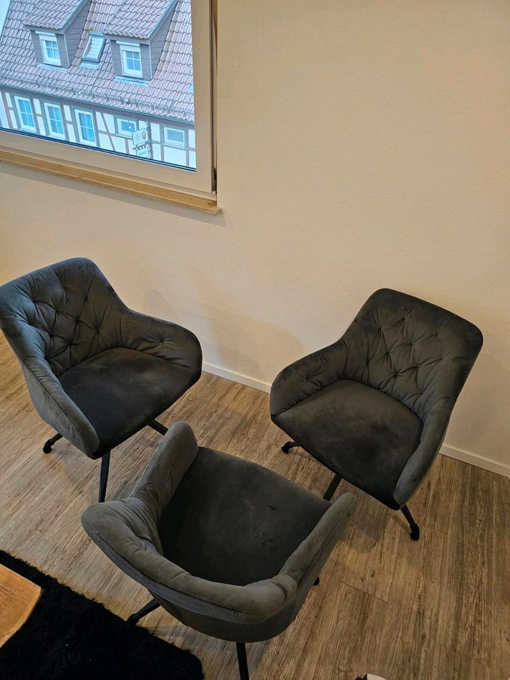 Dreh Stühle aus Samt in Stuttgart