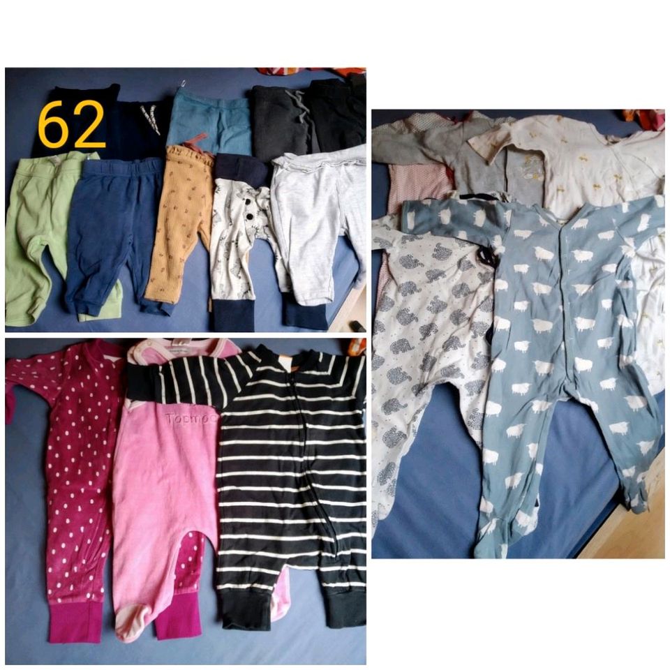 Babykleidung Kleiderpaket Gr. 62 in Maring-Noviand