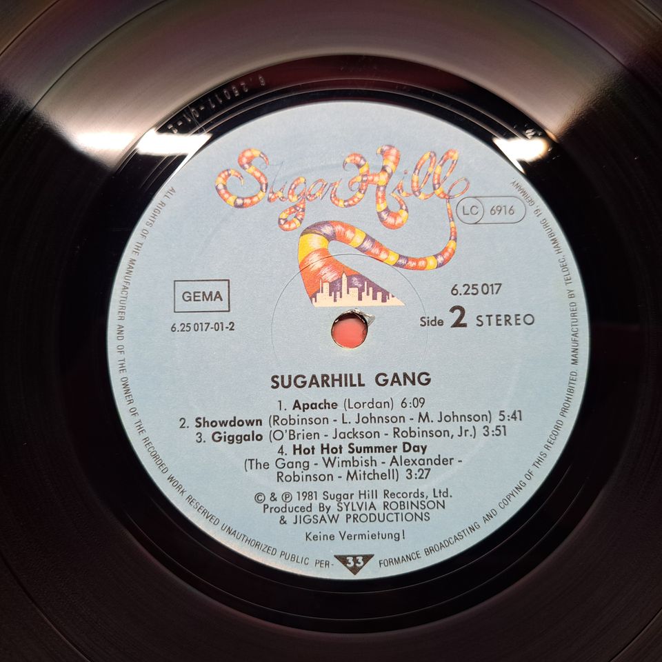 ‼️ Sugarhill Gang ‼️ Funk-Soul-Hip Hop *LP*Vinyl*U255 in Renchen