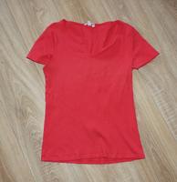 S.Oliver Rippshirt T-Shirt Lachs orange Gr. L Damen V-Ausschnitt Brandenburg - Wandlitz Vorschau