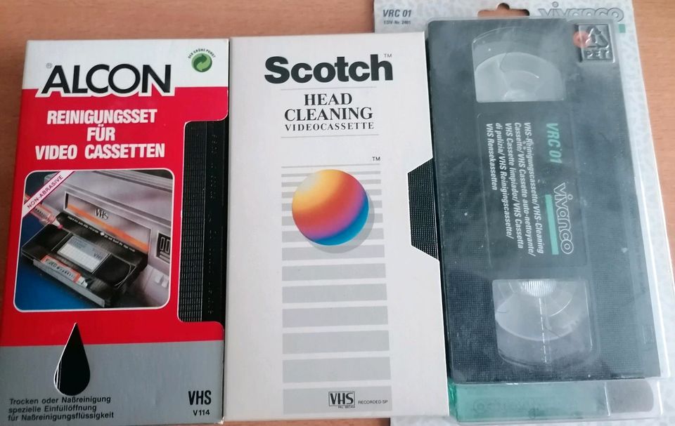 VHS Reinigungskassetten für bessere Bildqualität in Norderstedt