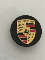 Radkappe Blende Radzierdeckel Porsche schwarz Gold, 65 mm neu Baden-Württemberg - Obrigheim Vorschau