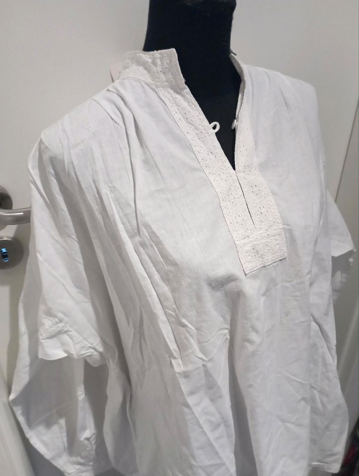 Damen - weiße Bluse langarm - Größe XL von Papy's in Magdeburg