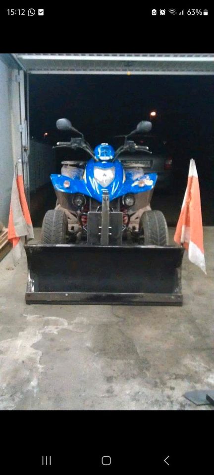 Quad Kymco KXR Schneeschild in Lauenburg