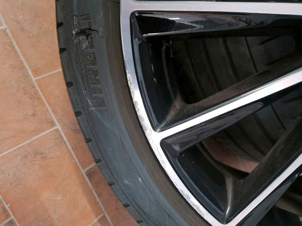 2x Mercedes W205 AMG Felgen 19 Zoll 5x112 Pirelli Sommerreifen in Frankfurt am Main