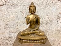 Buddha Figur Statue Abhaya Mudra sitzend, Messing, Höhe 20 cm Berlin - Zehlendorf Vorschau