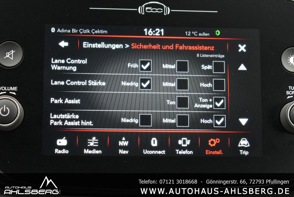 Fiat 500X Sport LED/TEMPO./LANE/KAMERA/DAB in Pfullingen