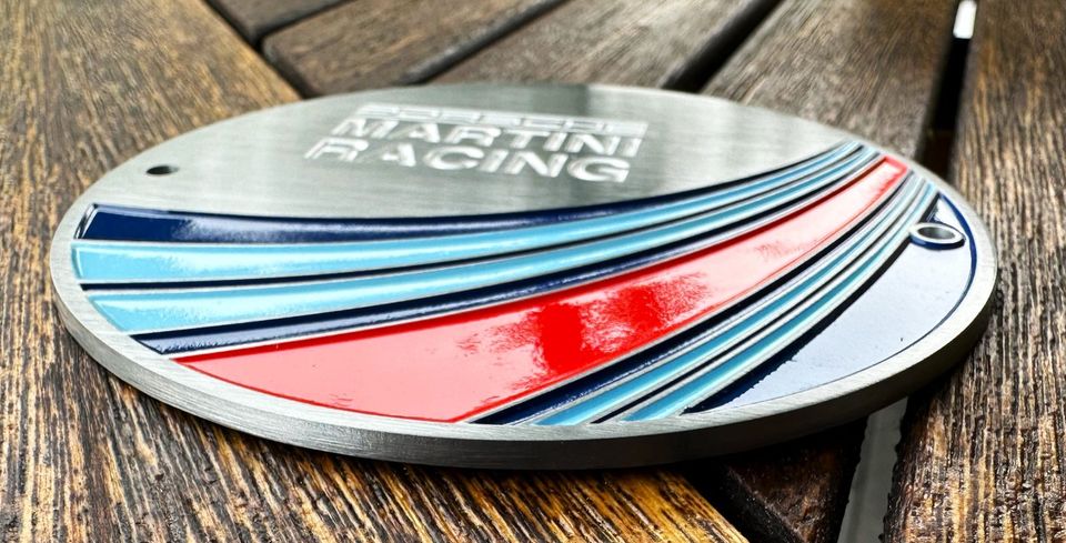 Porsche Grillbadge Limited Edition MARTINI RACING®" Emblem, Logo in Siegen