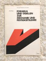 Buch Formeln und Tabellen, Mechanik und Festigkeitslehre, A.Böge Bonn - Beuel Vorschau