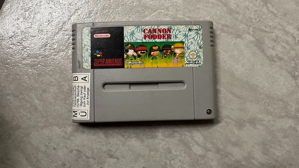 Cannon Fodder Super Nintendo SNES Spiel in Lohmar