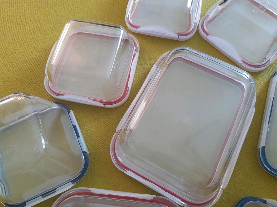 Behälter, Dosen, Aufbewahrung aus Glas Deckel, Ikea, Pyrex, Set in Dohna