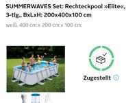 Pool Rechteckpool mit etlichem Zubehör Rheinland-Pfalz - Jockgrim Vorschau