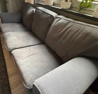 Ikea Ektorp 3er Couch Sofa, dunkelgrauer und weißer Bezug Sachsen - Coswig Vorschau