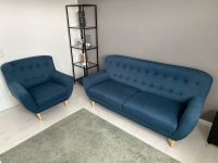 Sofa und Sessel in blau Nordrhein-Westfalen - Arnsberg Vorschau
