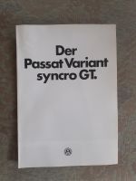 VW Passat Prospekt Variant syncho GT selten 2-1985 Bayern - Kulmbach Vorschau