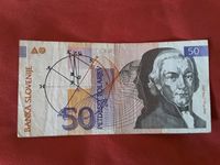Geldschein Slowenien 50 Tolarjev aus dem Jahr 1992 Bayern - Harburg (Schwaben) Vorschau