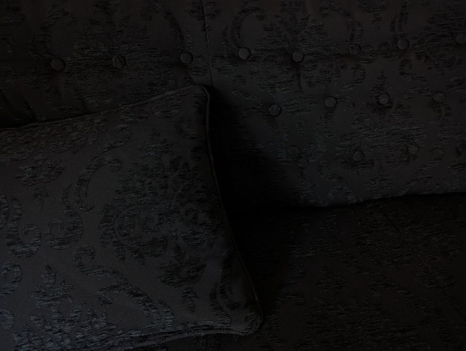 OVP NEU LUXUS Recamiere Chaiselongue Couch Sofa Barock schwarz in Muldenhammer