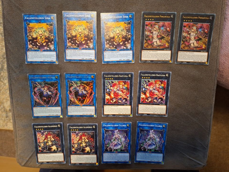 FERTIGES YUGIOH FALLENSTELLERIN DECK / TRAPTRIX READY TO PLAY in Bremerhaven