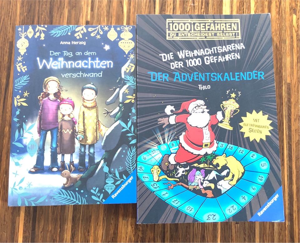 Weihnachtsbuch ab 8, Adventskalenderbuch ab 10 sehr gut erhalten in Baiersdorf