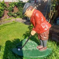 Golfspieler Gusseisen Türstopper antik Hessen - Pfungstadt Vorschau