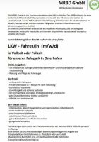 LKW - Fahrer/in  (m/w/d) Bayern - Osterhofen Vorschau