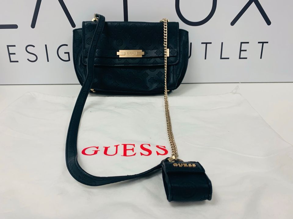 Guess Damen BEA Convertible Crossbody FLIP Farbe black in Claußnitz