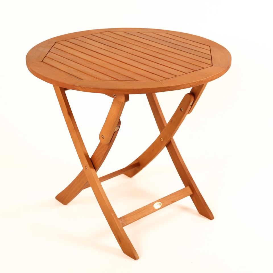 Klapptisch Capri 80cm Gartentisch Tisch Holztisch Beistelltisch in Essen