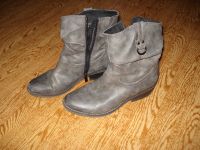 Damen Stiefelette grau Gr. 38 Schwerin - Werdervorstadt Vorschau