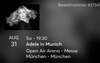 2x Karten Adellle 31.08.24 München Leipzig - Gohlis-Nord Vorschau